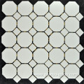 Ivory White Porcelain Mosaic Tile